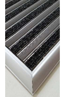 Aluminyum Paspas Halı Lastik Fitilli