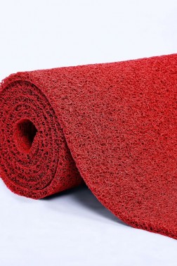 Kırmızı Kıvırcık Paspas En 1 Mt